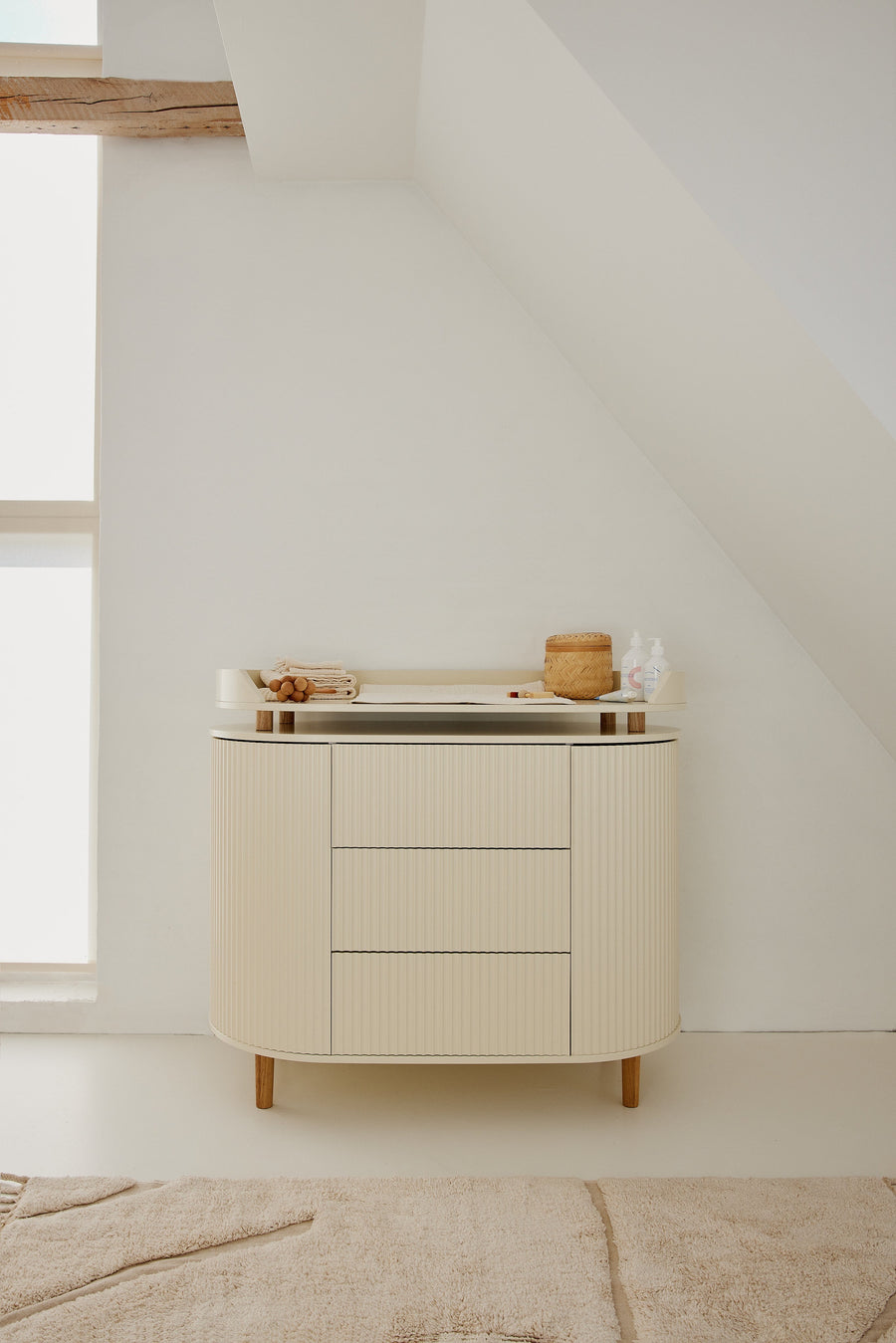 Kas Kopenhagen - KAI commode - Creme/ Wit / Oak