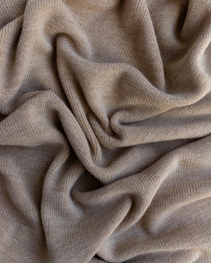 Hvid - Felix - Blanket - Wool - Sand