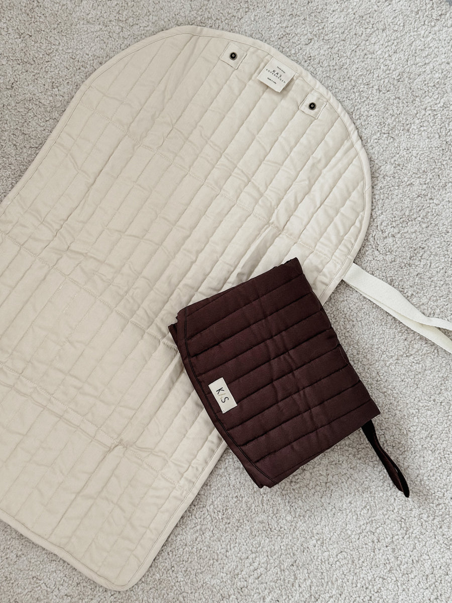 Kas Kopenhagen - Changing mat - Beige/ Brown